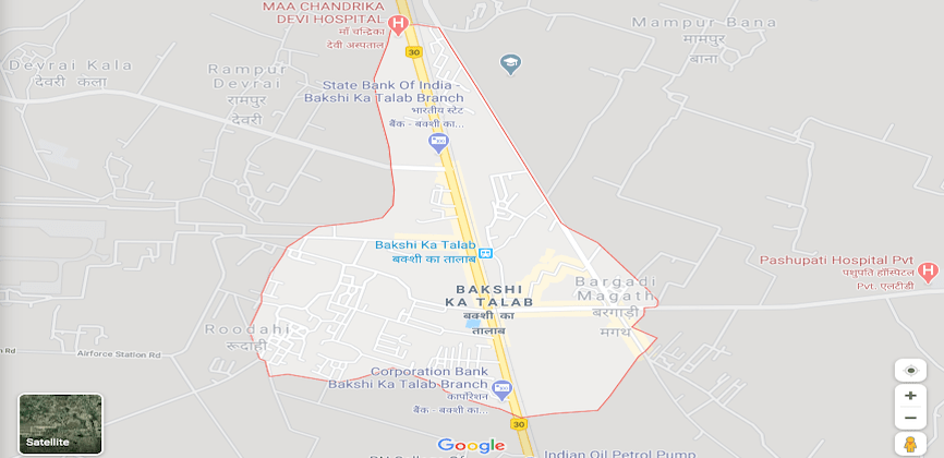 Bakshi Ka Talab Lucknow Map