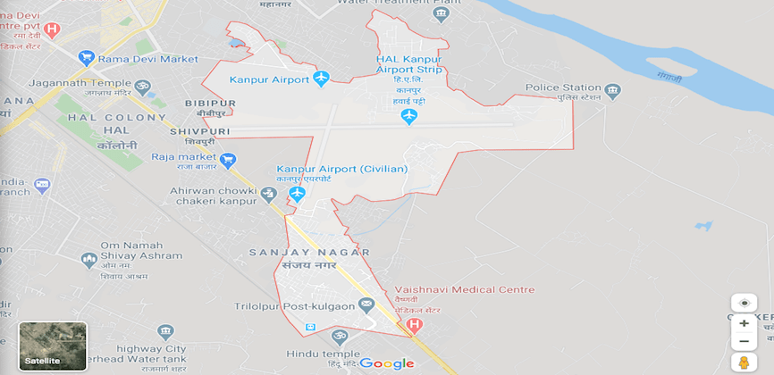 Chakeri Kanpur Map
