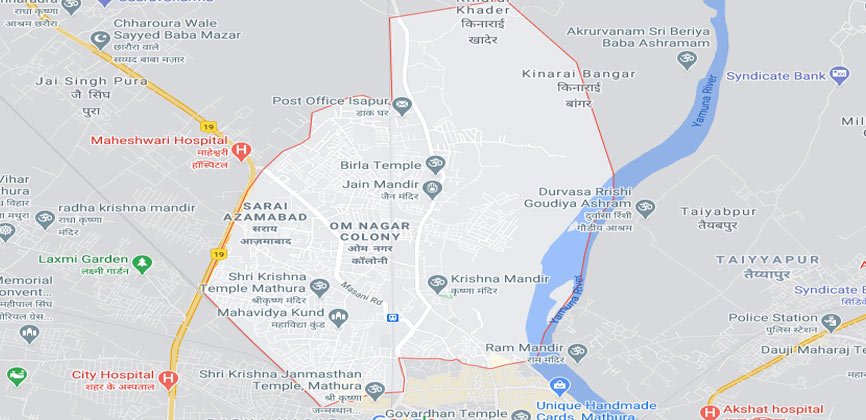 Prem Nagar Mathura Map