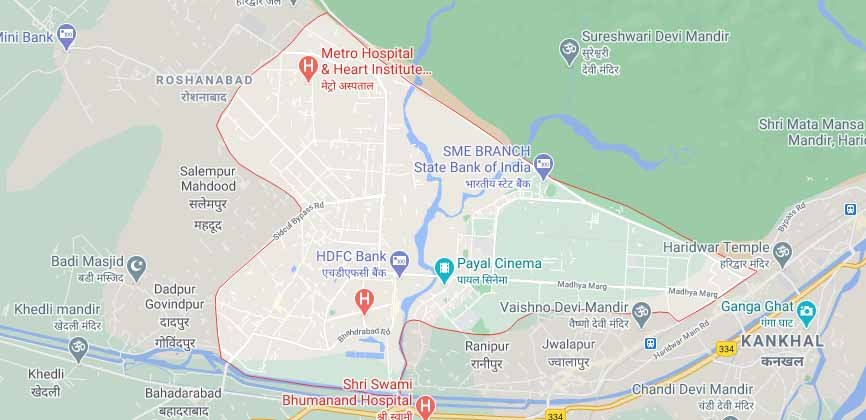 Roshnabad-Kutchery-Haridwar