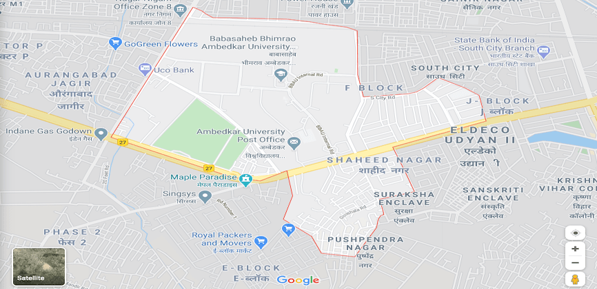 Shaheed Nagar Lucknow Map
